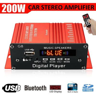200W 12V USB Auto HIFI Audio Stereo Verstärker Fernbedienung MP3 Decoder Auto MP3 Decoder Board Bluetooth Autoradio MP3 Verstärker