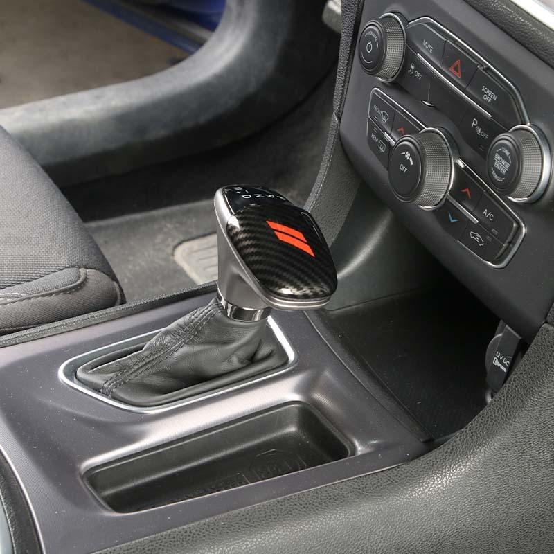 Car Gear Shift Panel Cover For Dodge Charger Gear Lever Protective Sticker For Dodge Challenger 2015 Up for Durango 2018 Up ABS Accessories