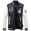 Baseball Leather Jacket Men Autumn Winter Coat