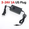 Adjustable AC 110V 220V TO DC 3V-12V 3V-24V 9V-24V 1A 2A 5V 6v 8V 15v 9V 10V 21v Power charger Adapter Screen Display Regulator