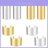 Geometric Metal Open Cuff Bracelet With Electroplated Finish For Trendy Street Style