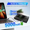 4 Inch IPS LCD SA5 Multi Functional Handheld Spectrum Analyzer 100k-5.3GHz 2-in-1 Signal Generator Built In 5000mAh Link To PC