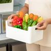 Fruit Vegetable Storage Box Kitchen Refrigerator Storage Organization Large Capacity Plastic Food Storage Container With Handle