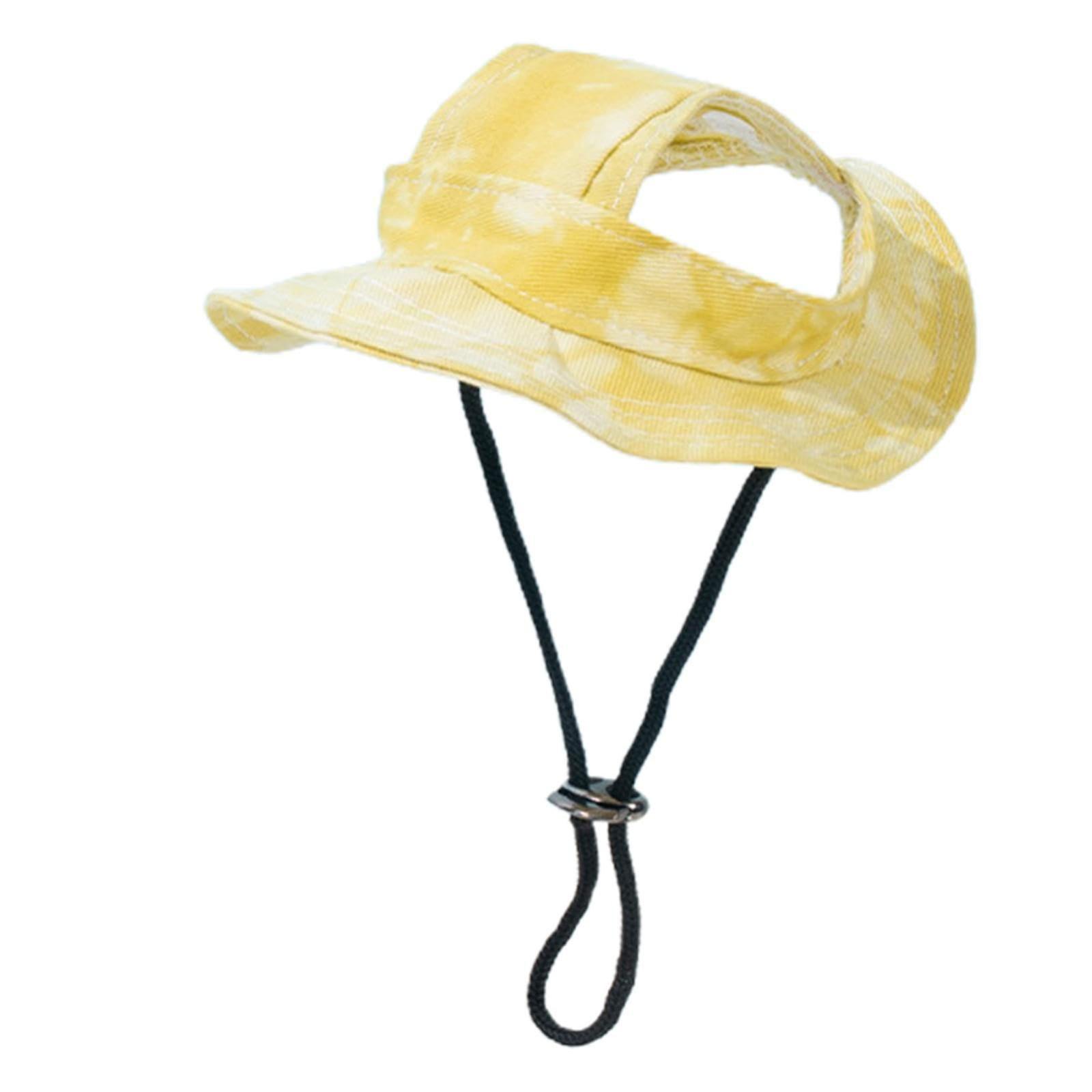 

Товары для улицы для домашних животных, большие и маленькие собаки и кошки, солнцезащитный козырек, роса, уши, шапка для щенка, головной убор, S One Size жёлтый