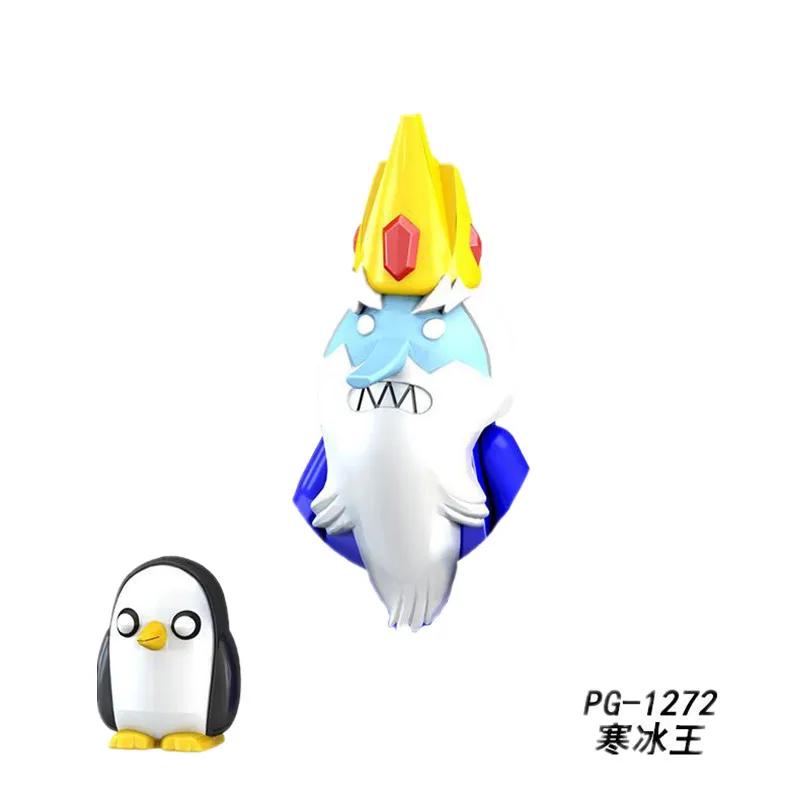 PG8141 Anime Cartoon Doll Building Blocks Kawaii Banana Man Shark Educational Toys Children's Home Gift Constructor Adventure