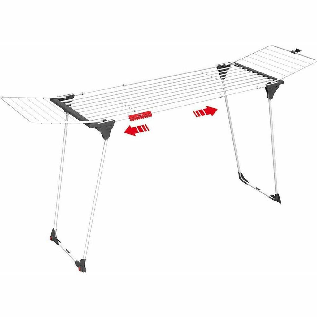 Vileda Infinity Flex drying rack extendable 30m white
