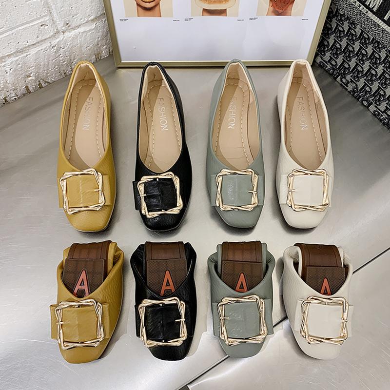 Fashion Shoes Woman Comfortable And Elegant Modis Soft Female Footwear Shallow Mouth All-Match Moccasin 2025 Summer New Dress Flat