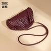 Logo Labeling Hand-woven Bag Cloud Bag Fashion Shoulder Messenger Bag New Women's Shell Bag