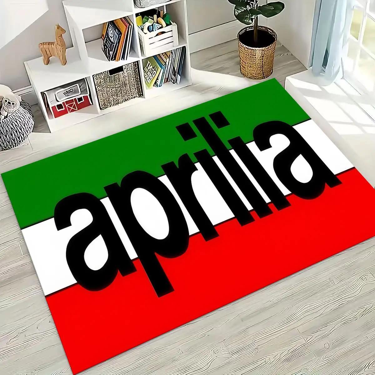 

Motorcycle Aprilia Sign Racing Car Carpet Rug for Bedroom Living Room Sofa Home Doormat Decor,Large Kids Play Non-slip Floor Mat 120x160cm( 47x62in )