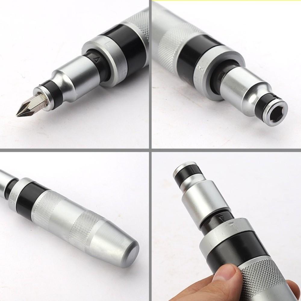 7PCS High Torque Screw Extractor Waterproof Hardness Impact Screwdriver Impact Resistant Corrosion Resistant Screw Tool Set