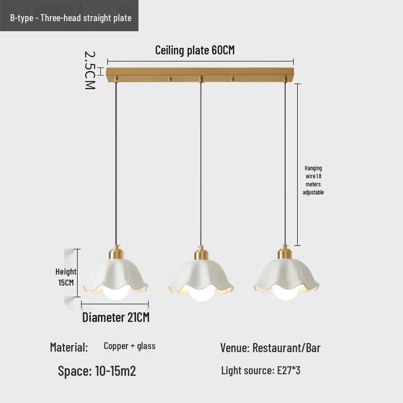 Oeny Nordic Minimalist Flower LED Pendant Lamp