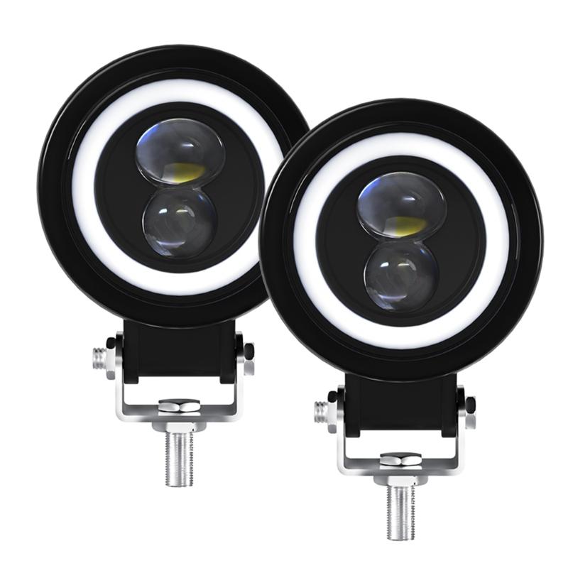 60W 6000K 9-30V Motorcycle Headlight LED Spot Light High-brightness Working Lamp 1