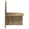 Nightstand 2 pcs Artisan Oak 48 x 49 x 65 cm engineered wood