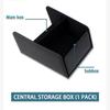 For Xpeng G6 PU Leather Car Lower Central Console Storage Box Organizer Holder Case Automobile Storager Car Storage Bag
