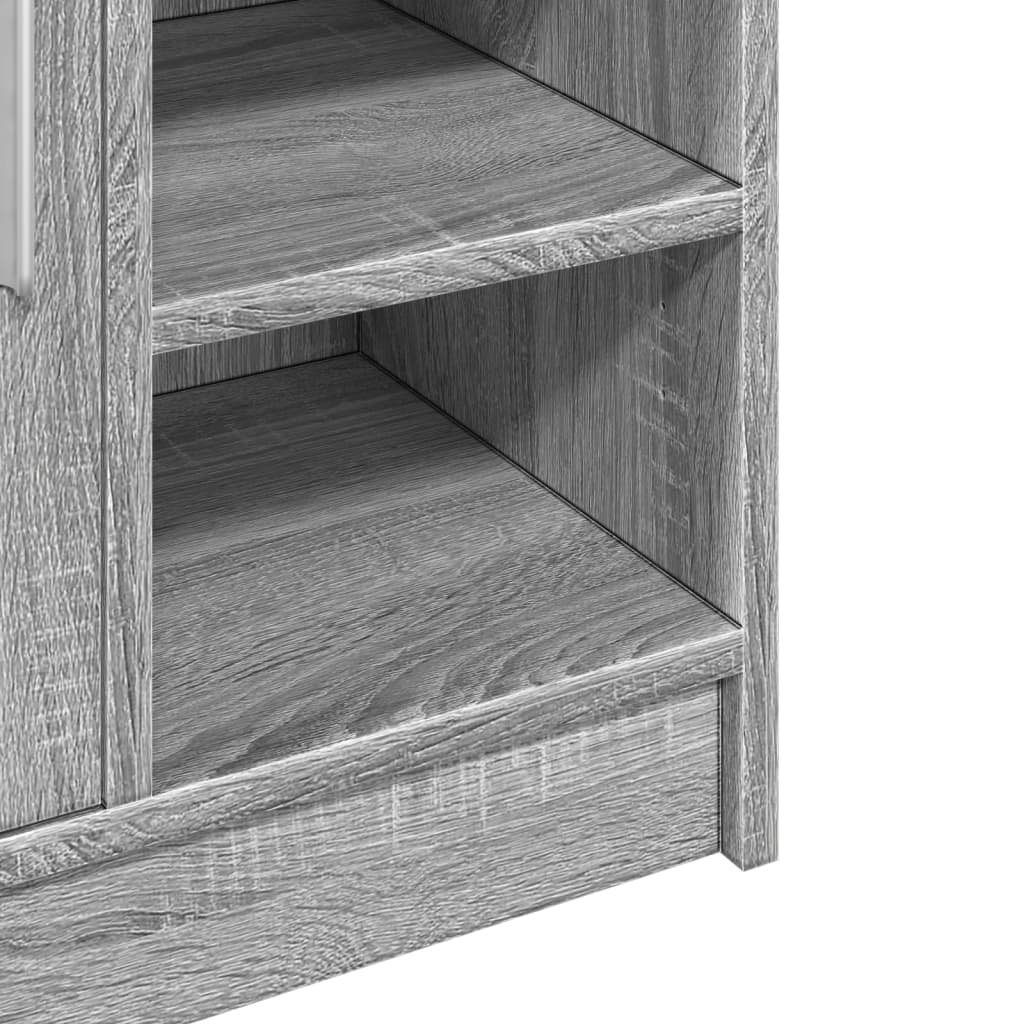 Bathroom Vanity Unit Grey Sonoma 63 x 29 x 55 cm Particleboard