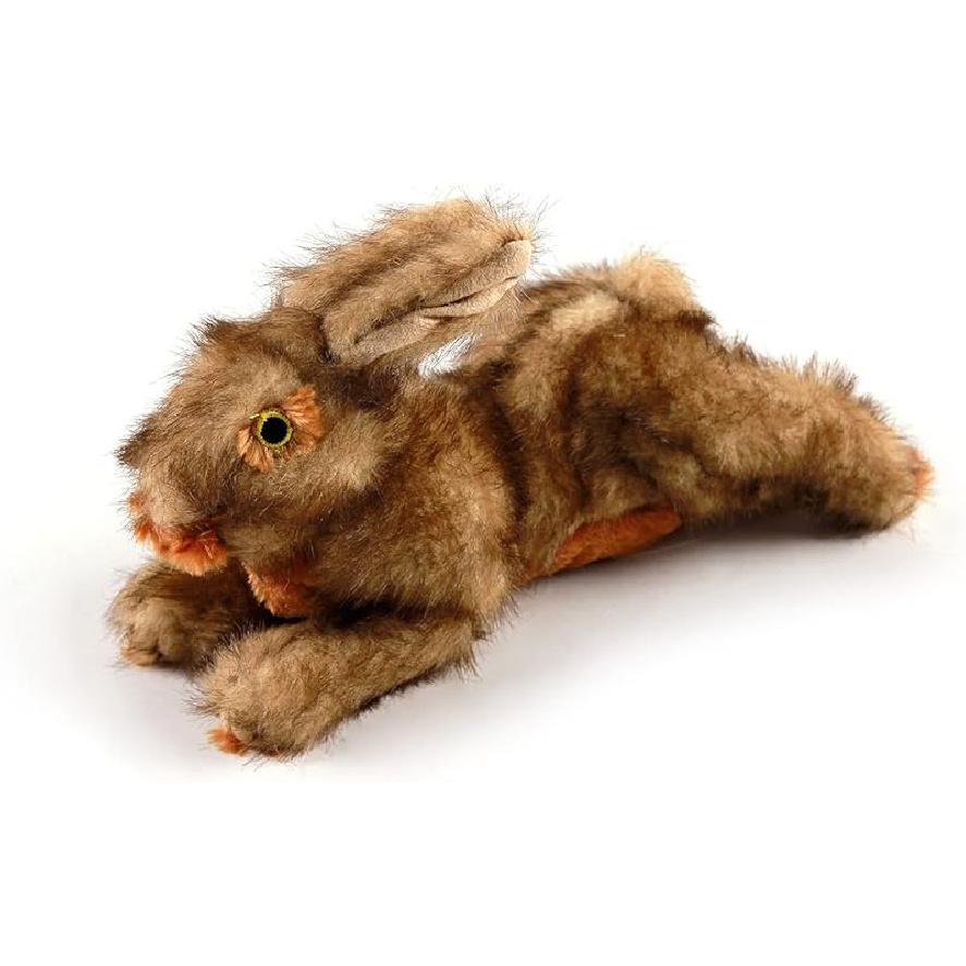 ALL FOR PAWS Classic Rabbit Squeaky Doy Toy, Bunny Dog Toy for Medium Large Breed, Puppy Fetch Toy with Squeaker, Plush Chew Dog Toy, 12.2x7.1x7.5 Standard Packaging