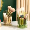 360° Rotating Makeup Brush Holder Luxury Cosmetic Organizer Lipstick Eyebrow Pencil Holder Eye Shadow Storage Box