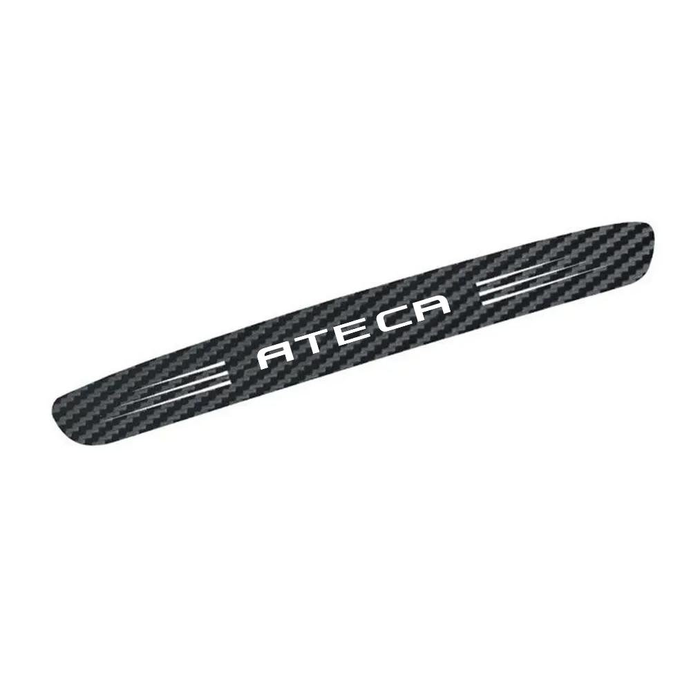 1PC Carbon Fiber Car Stickers High Mounted Stop Lamp High Brake Lights For Seat Leon Ibiza Arona Ateca Tarraco Auto Accessories