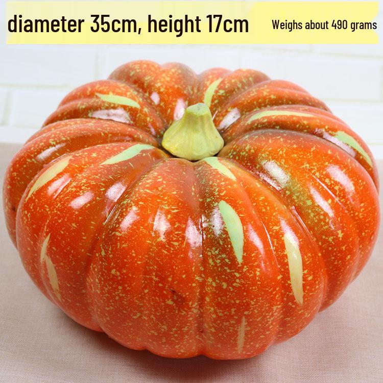 Foam Pumpkin & Maple Leaf Props for Halloween