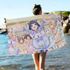 Anime Nekoparas Big Microfiber Beach Towels Quick Dry Towel Sand Beach Towels Pool Towel For Travel Swim Pool Yoga