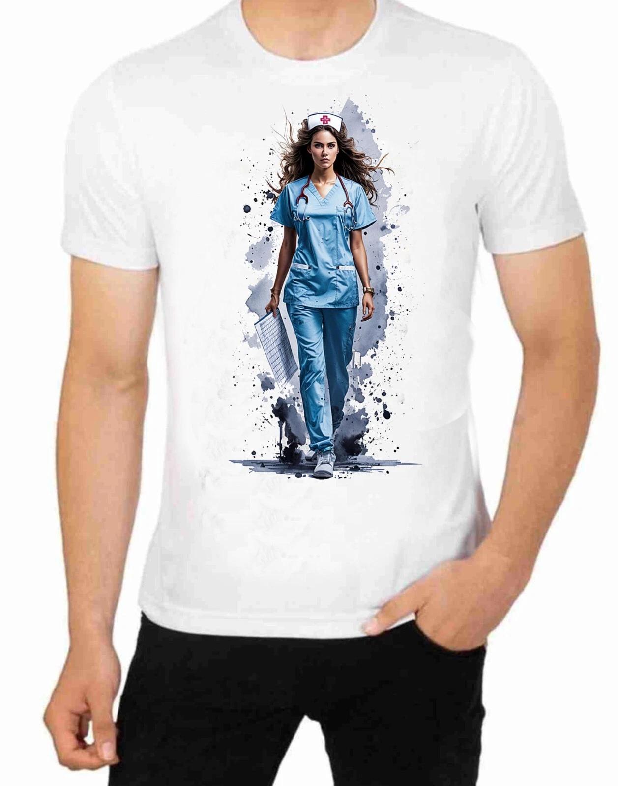 My Favorite Hospital Nurse Art T-Shirt 4XL