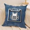 RRainbow Six SSiege Cushion Cover Silky Short Plush DoubleSided Printed Pillow Case for Sofa All Seasons Home Decor Gift
