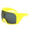 New Women Oversized Sunglasses Men Wrap Anti Wind Large Shades Futuristic Y2K Glasses Uv400 Cycling Eyewear