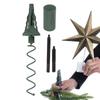 Adjustable Attachment Christmas Tree Topper Holder Sturdy Metal Support  for Festive Decoration