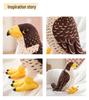 Small Eagle and Owl Plush Toy - Children's Cognitive Ornament and Photography Prop
