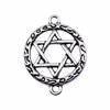 Charms Hexagram Talisman Amulet Pendants Minimalist Jewelry Components QC067