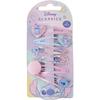 Hair Accessory - CERDA - Set of 6 Hair Clips - Pastel - Glitter - Disney Lilo & Stitch