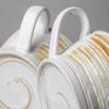 Old Time Retro Large Diameter Oat Cup Breakfast Cup Retro Ceramic Cup Household Cereal Cup Water Cup