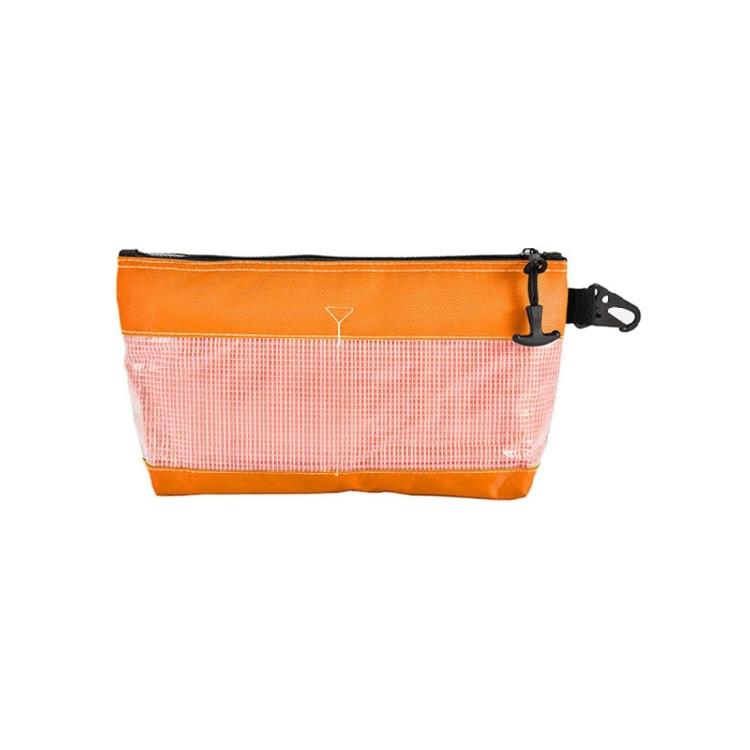 Transparent Antistatic Waterproof Tool Pouch Heavy Duty 1680D Oxford Fabric Reinforced Zipper For Mechanics Electricians