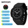Silent Luminous Waterproof Quartz Wristwatch for High School Students