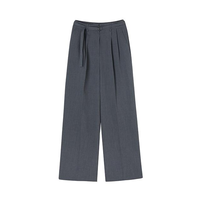 LAP (Set-Bottoms) Belted Double-Pleat Wide Pants Aq2Wp570