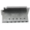 Musiclily 10.5mm String Pitch Short Block Two-Point Support Tremolo Bridge Unit for Squier Strat Guitars, Chrome