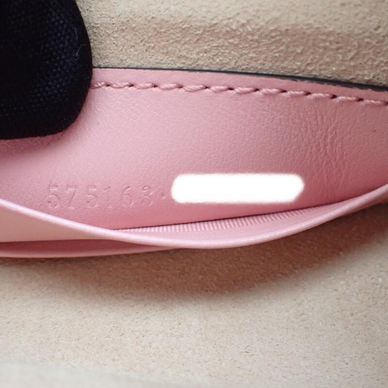 GUCCI 575163DTDRP5815 Shoulder Bag pink leather Women