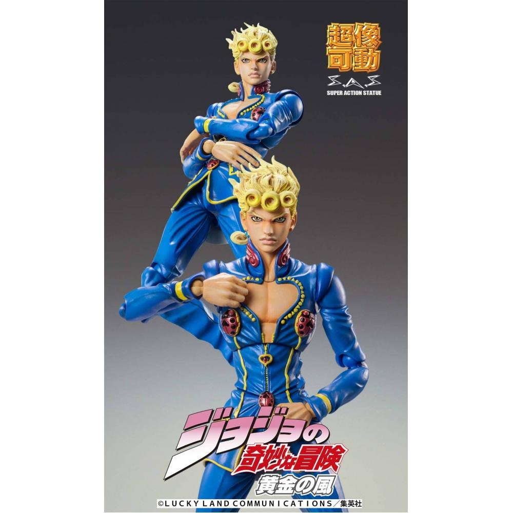 Jojo S Bizarre Adventure Super Action Statue Giorno Giovanna Second  Jojo S Bizarre Adventure Part 5 