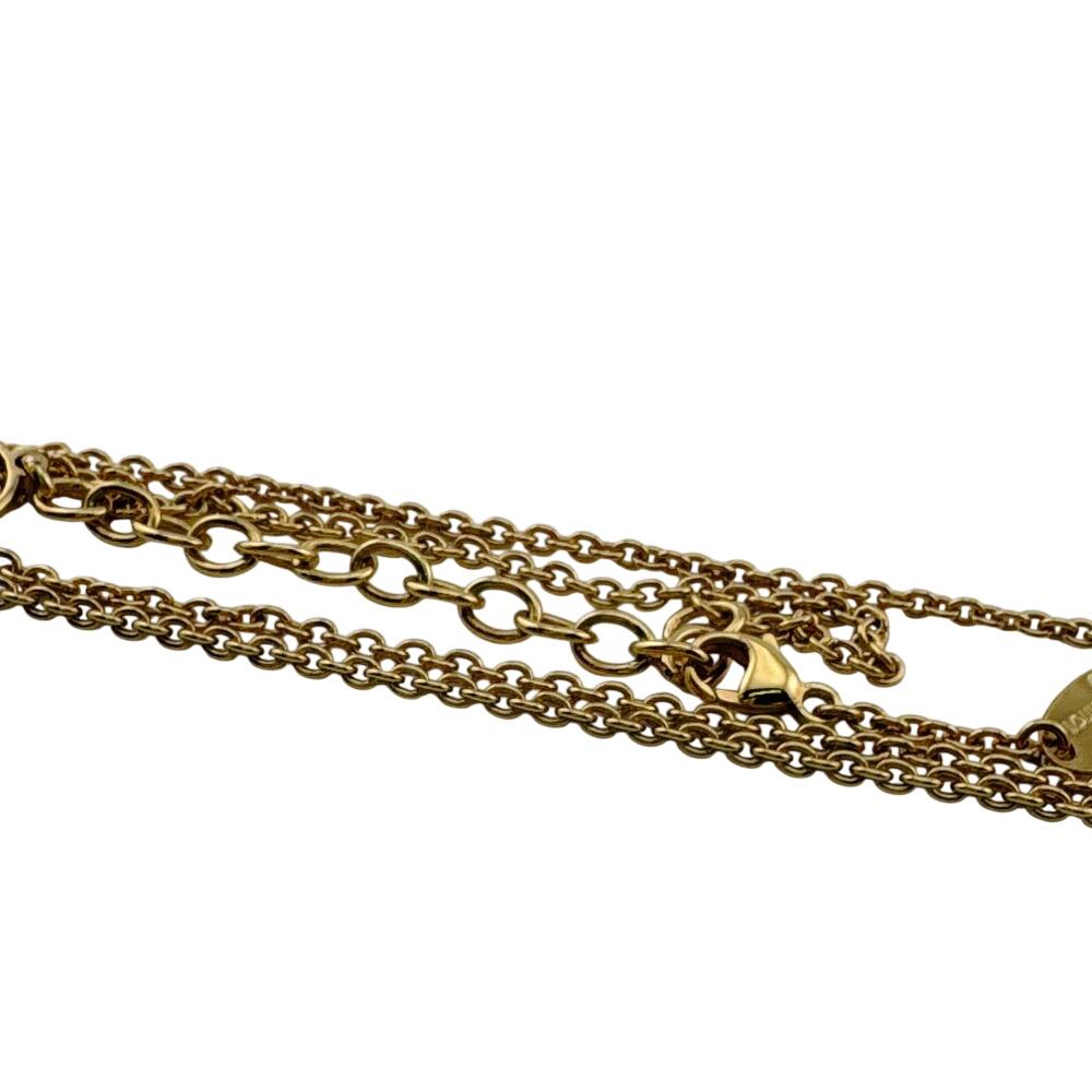 LOUIS VUITTON M61083 Gold Plated Essential V Necklace gold Gold Plated Used