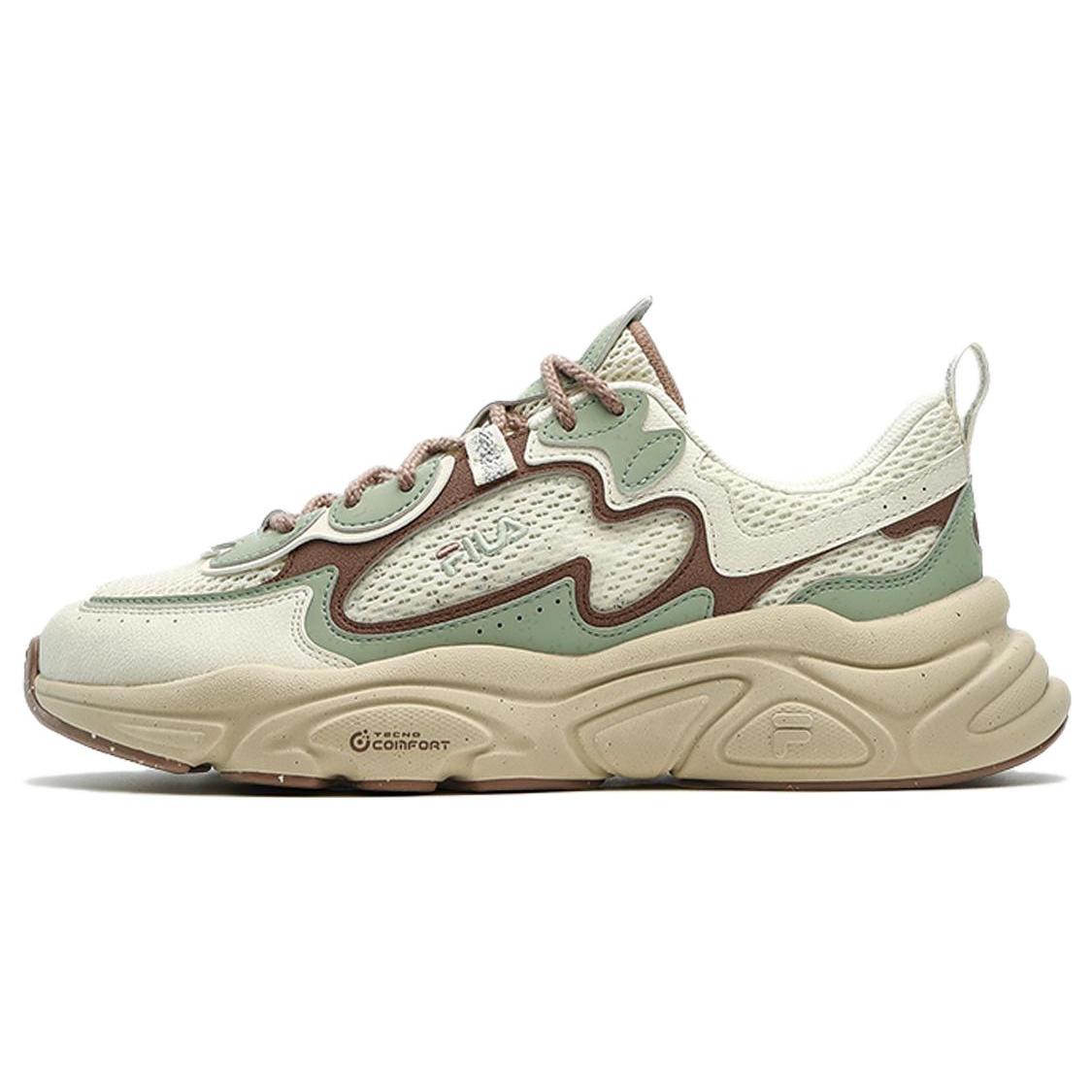 

FILA MARS 1S+ LE Textile, Synthetic Leather, TPU Low top Casual Shoes Women s Beige White Green F12W332123FAS 36