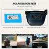 8pcs Sporty Sunglasses Set  Vibrant Gradient Lenses Full Rim Design for Running Hiking and Outdoor Activities