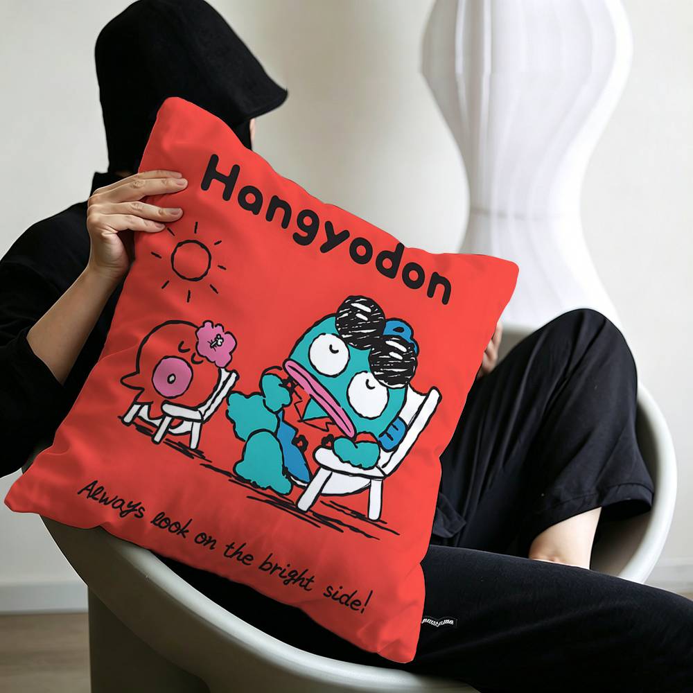 HHangyodon PU Pillow Cover for Bedroom Room and Living Room Sofa Decorative Cushion Cover