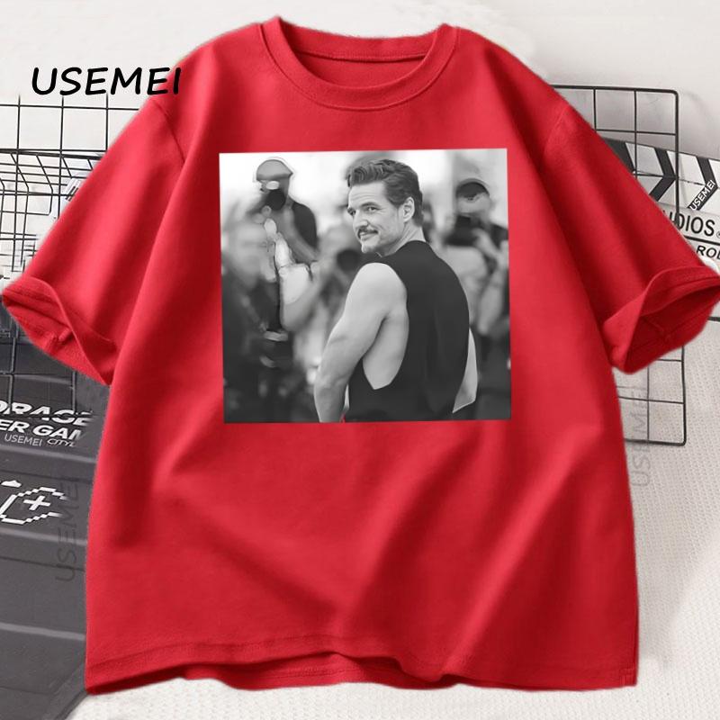 Pedro Pascal Daddy Tshirt Unisex Unisex Vintage 90s Graphic Tee Cotton Short Sleeve Round Neck Streetwear Unisex Clothes Y2k Tops