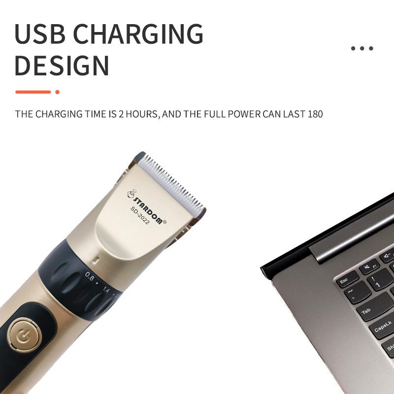 Pet Shaver, Hair Clipper, Hair Pusher, Cat and Dog Pet Cleaning Products, Rechargeable Hair Trimmer