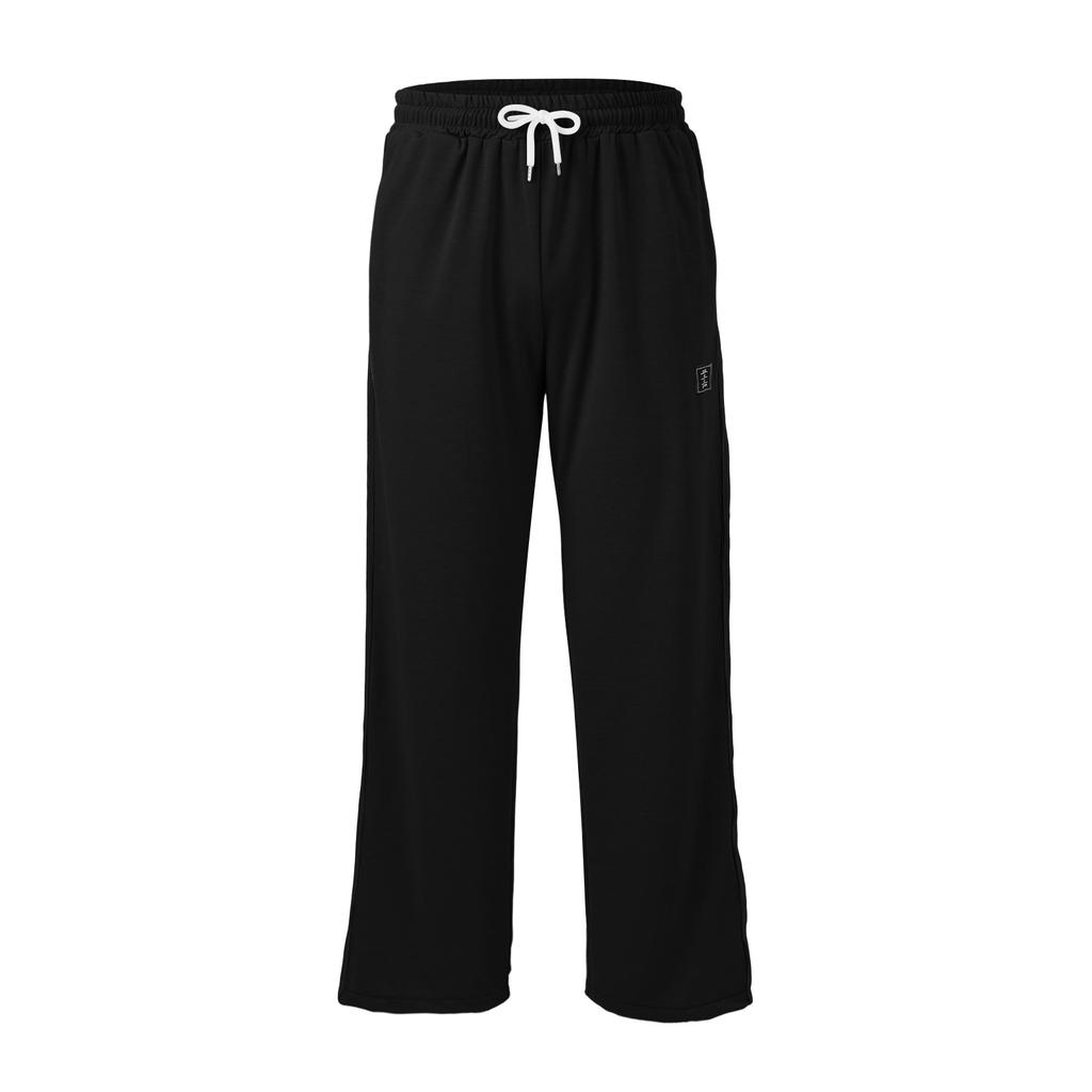 Pantaloni della tuta larghi da uomo con coulisse in vita e laterali per lo sport e il tempo libero
