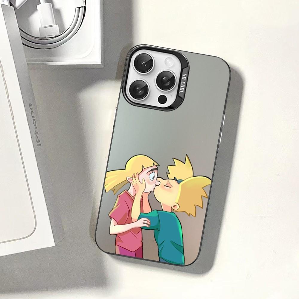 Hey Arnold Phone Case For IPhone 16 15 14 13 12 11 Pro Max X XR XSMAX 8 7 Plus Matte Shockproof Back Cover