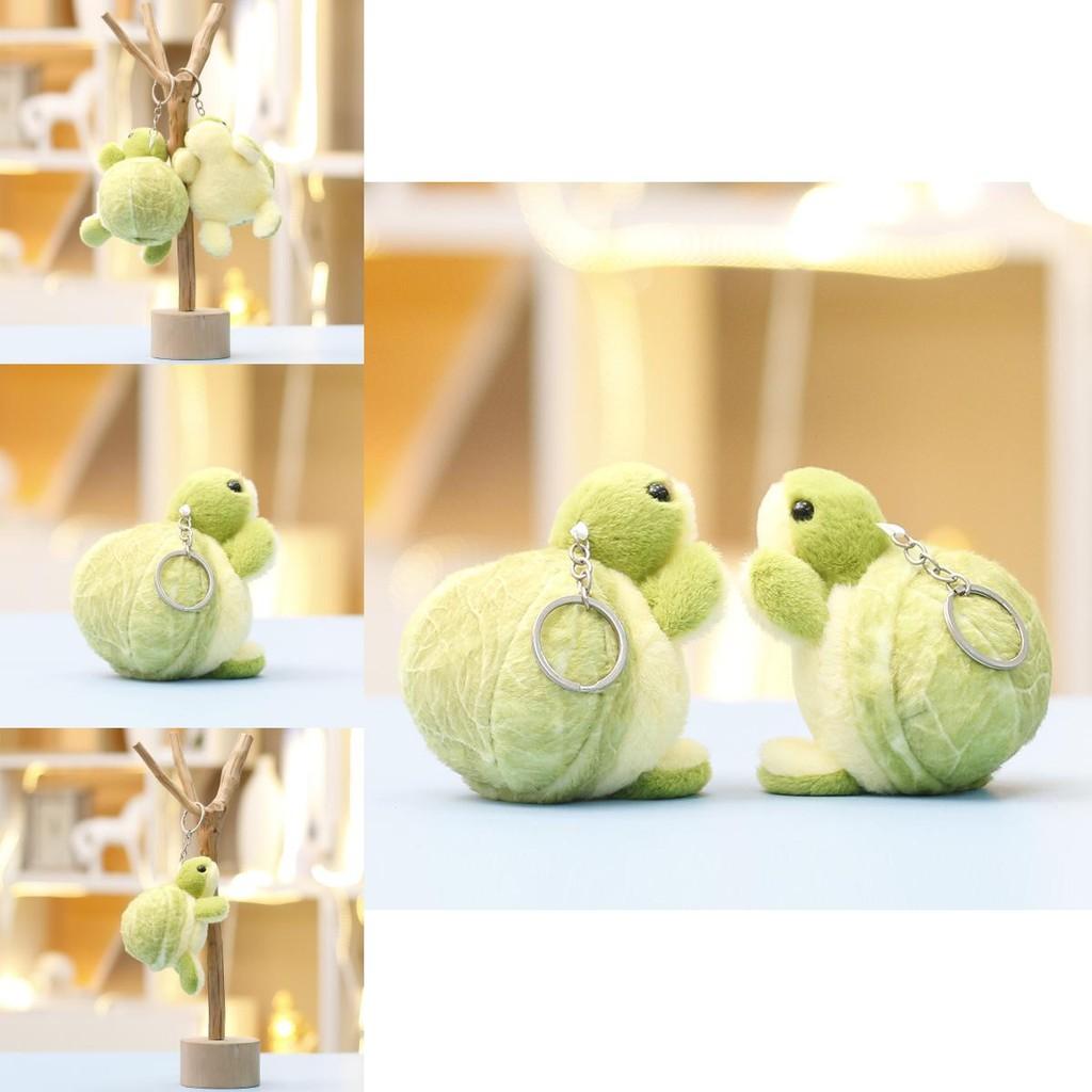 Vegetable Turtle Plush Keychain With Soft Pp Cotton Filling For Kids And Collectors