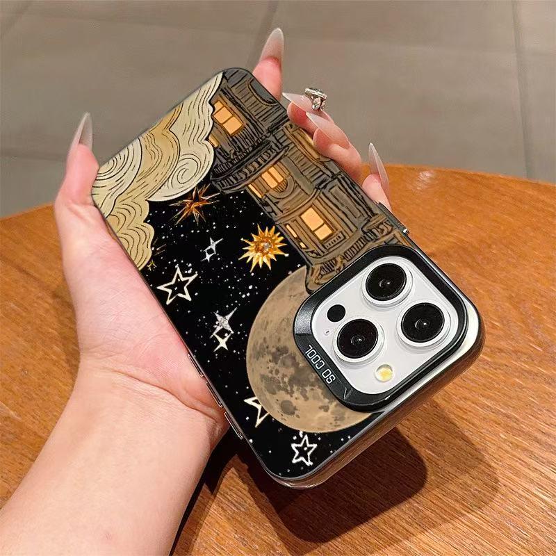 Night Sky Castle Phone Case for Apple iPhone 17/16 Pro Max/15 Pro/14/13/12