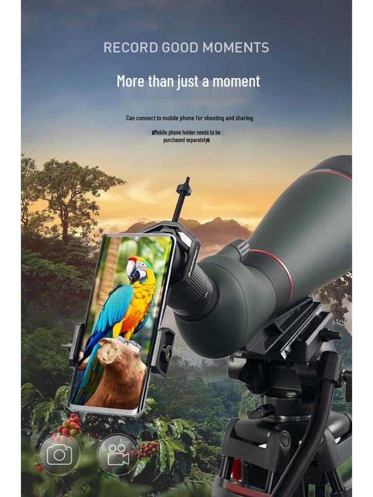 Thunder Dragon 25-75X100 HD Large Aperture High Magnification Outdoor Target Shooting & Bird Watching Scope