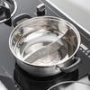 Double Flavor 304 Stainless Steel Hot Pot with Handles - Large Capacity for Clear Soup & Spicy Pot, Induction Cooker Compatible